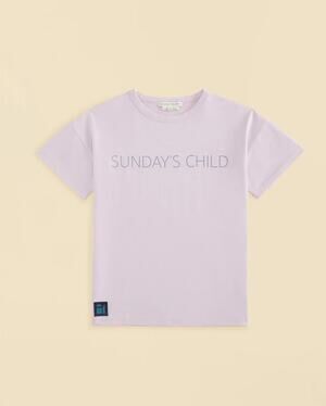 The Sunday Collective SUNDAYS CHILD TEE - LAVENDER FROST